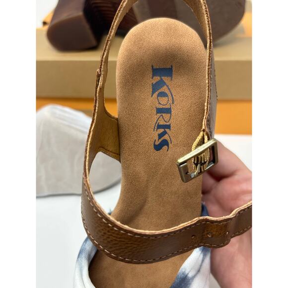 NIB Korks Natalia Size 7 Sandals - Picture 10 of 12